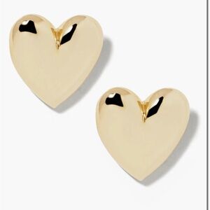 NWT Jennifer Fisher Gold Heart Earrings